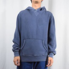 画像2: POLO Ralph Lauren 無地 スウェットフーディ NAVY M (2)