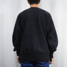 画像3: 90's Champion REVERSE WEAVE USA製 "FLAGSHIP ATHLETIC CLUB" プリントスウェット BLACK XL (3)