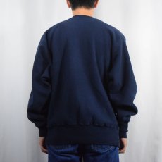 画像3: 90's Champion REVERSE WEAVE USA製 "NOTRE DAME FOOTBALL" プリントスウェット NAVY XL (3)