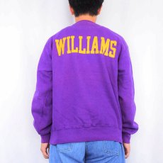 画像4: 90's Champion USA製 WILLIAMS" 前V プリントスウェット XL (4)