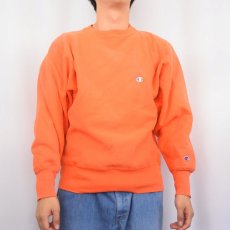 画像2: 90's Champion REVERSE WEAVE USA製 目付きスウェット M (2)