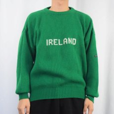 画像2: 〜90's Blarney Castle IRELAND製 "IRELAND" アクリルニットセーター (2)