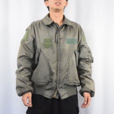 画像2: 80's U.S.AIR FORCE CWU-45/P フライトジャケット X-LARGE (2)