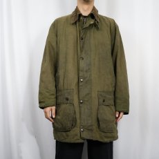 画像2: 90's Barbour ENGLAND製 "BORDER" オイルドジャケット 3ワラント (2)