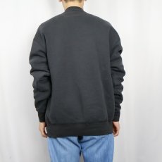 画像3: 90's FRUIT OF THE LOOM USA製 無地スウェット BLACK XL (3)