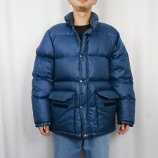 画像2: 80's THE NORTH FACE 茶タグ ダウンジャケット M (2)