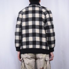 画像3: 80's mackintosh USA製 バッファローチェック柄 ウールジャケット SIZE6 (3)