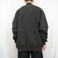 画像3: 90's RUSSELL ATHLETIC USA製 REVERSE WEAVE TYPE 前V スウェット BLACK M (3)