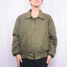 画像2: 民間品 90's ALPHA INDUSTRIES CVC タンカースジャケット X-LARGE REGULAR (2)