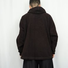 画像3: 90's REI USA製 POLARTEC フリースジップジャケット BROWN L (3)