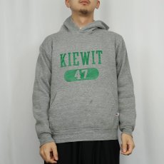 画像2: 80's RUSSELL ATHLETIC USA製 "KIEWIT" プリントスウェットフーディ M (2)