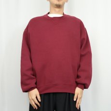 画像2: 90's〜 RUSSELL ATHLETIC USA製 前V 無地スウェット L (2)