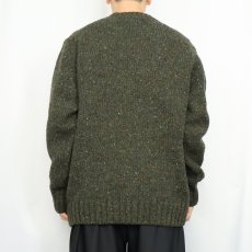 画像3: ORVIS カラーネップ混 ウールニットセーター L (3)