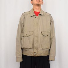 画像2: Levi's "A-2 TYPE" コットンフライトジャケット L (2)