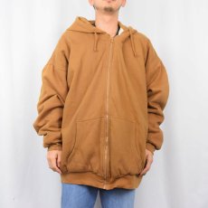 画像2: Bay Trading 裏サーマル スウェットジップパーカー 4XL (2)