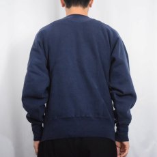 画像3: 90's Champion REVERSE WEAVE USA製 "WELLESLEY COLLEGE" プリントスウェット NAVY L (3)