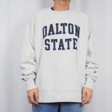 画像2: 2000's Champion REVERSE WEAVE "DALTON STATE" プリントスウェット XL (2)