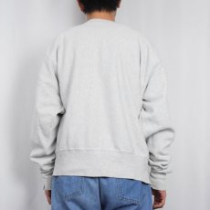 画像3: 2000's Champion REVERSE WEAVE "NYU" プリントスウェット L (3)