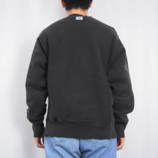 画像3: 90's Lee SPORT USA製 REVERSE WEAVE TYPE プリントスウェット BLACK L (3)