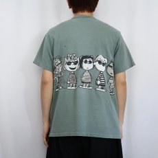 画像4: 90's PEANUT USA製 パロディプリントTシャツ L (4)