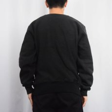 画像3: 70's gem SPORTSWEAR USA製 REVERSE WEAVE TYPE プリントスウェット BLACK XL (3)