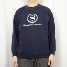 画像2: 70〜80's RUSSELL ATHLETIC 金タグ USA製 "Sheraton Bal Harbour" プリントスウェット NAVY XL (2)