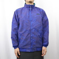 画像2: 80's L.L.Bean "Warm-up Jacket" 総柄 フリースライナー リフレクトシェルドジャケット KIDS XL (2)