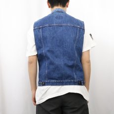 画像3: 80's Levi's オレンジタブ FRANCE製 カットオフスリーブ デニムベスト (3)