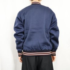 画像3: 60's Champion PRODUCTSタグ "WORTHINGTON" プリントナイロンスウェット NAVY L (3)