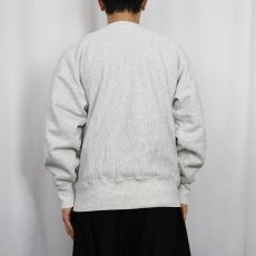 画像3: 90's the cotton exchange USA製 REVERSE WEAVE TYPE "IOWA" プリントスウェット L (3)