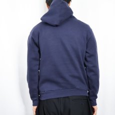 画像3: 80's RUSSELL ATHLETIC 無地スウェットフーディ NAVY M (3)