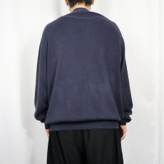 画像3: POLO Ralph Lauren ピマコットン ニットカーディガン NAVY XL (3)