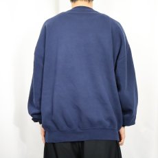 画像3: 90's〜 RUSSELL ATHLETIC USA製 "ALTUS FOOTBALL" 前V プリントスウェット NAVY XXL (3)