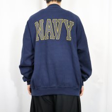 画像4: 90's SOFFE USA製 "U.S.NAVY" リフレクタープリントスウェット 2XL (4)