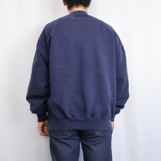 画像3: 90's L.L.Bean×RUSSELL ATHLETIC USA製 ヘンリーネックスウェット NAVY XL TALL (3)