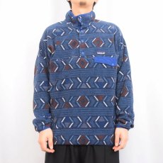 画像2: 2017AW patagonia 総柄 スナップT L (2)