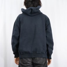 画像3: GILDAN スウェットジップパーカー BLACK L (3)