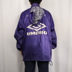 画像4: 90's UMBRO ロゴプリント ナイロンジャケット S (4)