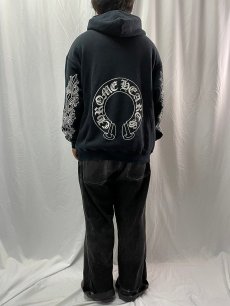 画像5: Chrome Hearts USA製 ロゴプリントスウェットフーディ XL (5)