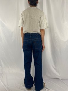 画像4: 80's Levi's 646 ベルボトムデニムパンツ W35 (4)