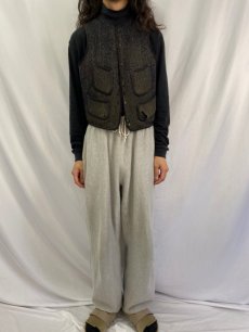 画像2: 40's BROWN'S BEACH JACKET ビーチクロスベスト SIZE42 (2)