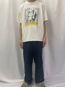 画像2: 2000's Roy Lichtenstein "Grrrrrrrrrrr!!" ポップアートプリントTシャツ XL (2)