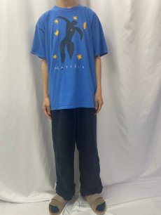 画像2: 90's Henri Matisse USA製 "JAZZ" アートプリントTシャツ XL (2)