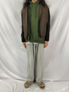 画像2: 60's MATT Andrews 玉虫×ニット生地切替 ジップジャケット SIZE42 (2)