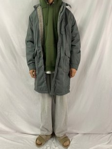 画像2: 80's L.L.Bean USA製 ツイードライナー ストームコート M (2)