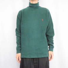 画像2: 90's POLO Ralph Lauren USA製 タートルネックスウェット M (2)