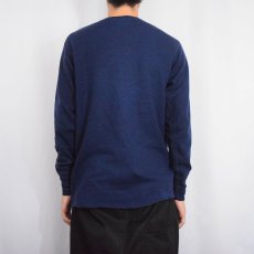 画像3: 90's duofold USA製 無地 2PLYカットソー NAVY M (3)