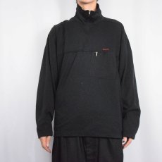 画像2: 90's patagonia USA製 Rシリーズ R1 POLARTEC フリースプルオーバージャケット BLACK XL (2)