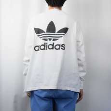 画像4: 90's adidas USA製 ロゴプリントロンT L (4)