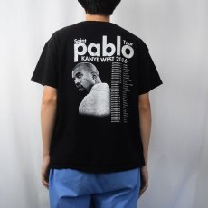 画像4: KANYE WEST "SAINT PABLO TOUR" ヒップホップTシャツ BLACK (4)